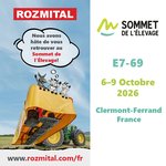 ROZMITAL clôturera son European Tour en France. Le constructeur présentera ses machines de fenaison au Sommet de l’Élevage